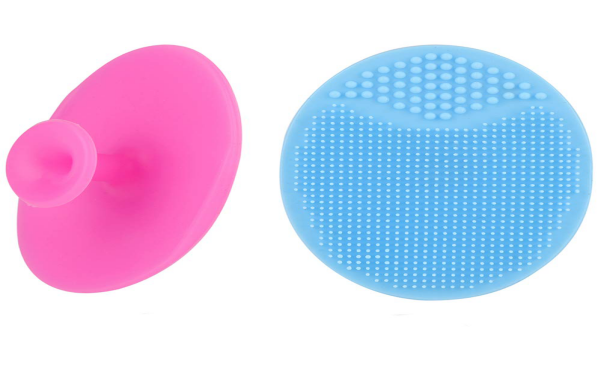 AYCLIF Face Scrubber,2 Pack Soft Silicone Scrubbies Facial Cleansing Pad Face Exfoliator Face Scrub Face Brush Silicone Scrubby for Massage Pore Cleansing Blackhead Removing Exfoliating